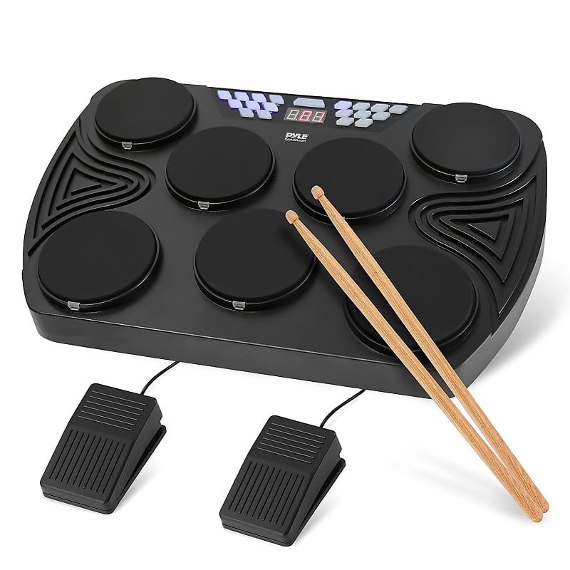  AeroBand PocketDrum 2 Plus Electric Air Drum Set Sticks, with  Drumsticks, Pedals, Bluetooth and 8 Sounds, USB MIDI Function, Electronic  Drums for Adults, Kids, Gift : Musical Instruments