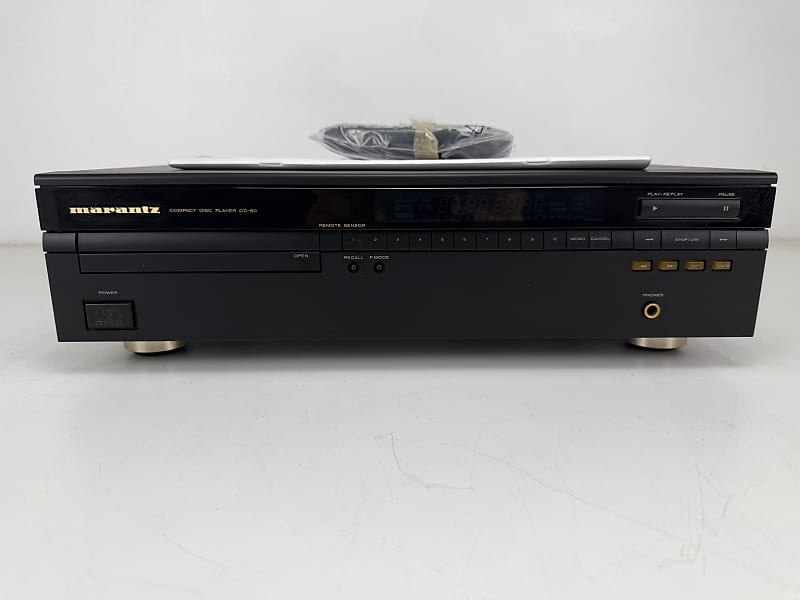 Marantz CD-50 Compact Disc Player With Manual - Remote Control  			