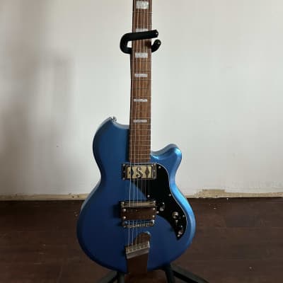 Supro 2020BM Westbury Dual Pickup Island Series Electric Guitar 2010s - Ocean Blue Metallic for sale