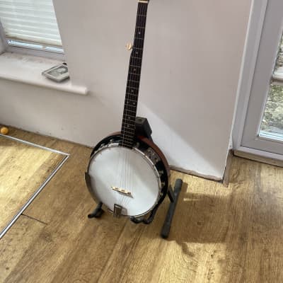 Saga 5-String Banjo mid 90's - Brown for sale