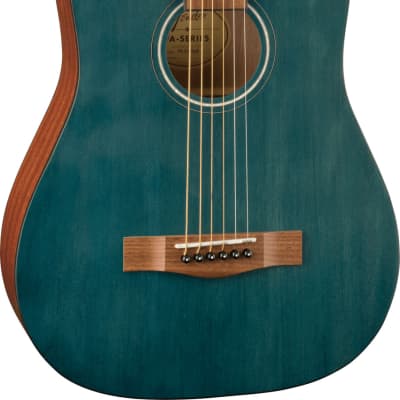 Fender FA-15 3/4-Scale Kids Steel String Acoustic Guitar - Blue image 2