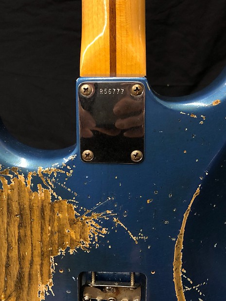 Fender 57 stratocaster relic 2011 Aged Lake Placid Blue | Reverb
