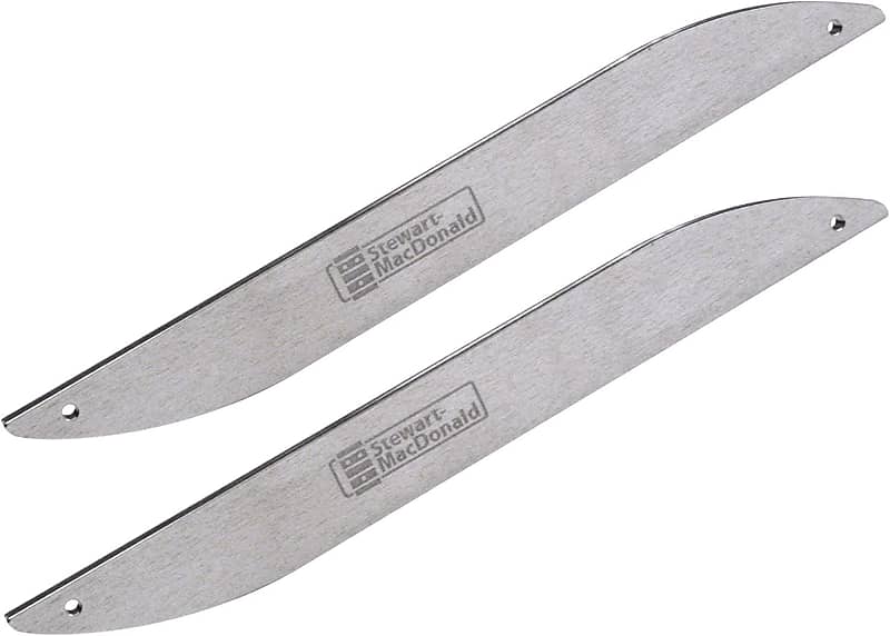 StewMac Offset Diamond Guitar Fret Crowning Files, Set of 2 (150-Grit and  300-Grit)