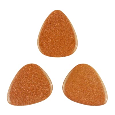 Brown Sandstone Stone Guitar Or Bass Pick - Specialty Handmade Gemstone Exotic Plectrum - 12 Pack New image 6