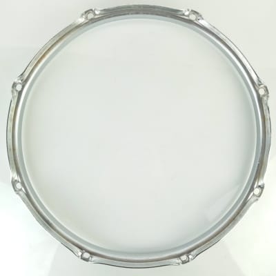Ludwig 13"8Lug Snare/Tom Drum 2.3mm Batter Rim/Hoop Chrome Triple Flange Vintage image 6