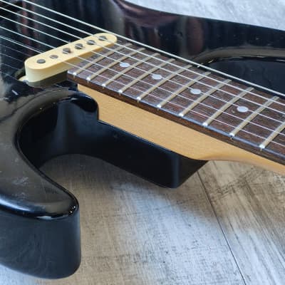 1987 Tokai Japan JSR605BB Dinky-Style HS Superstrat (Black