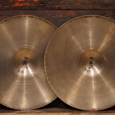 Zildjian 14" Avedis 1970s Hi-Hat Cymbals - 814/1202g image 6