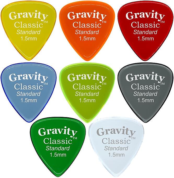 Gravity Picks GVARCLS15 Classic Standard Guitar Pick 8-pack (3-pack) Bundle image 1