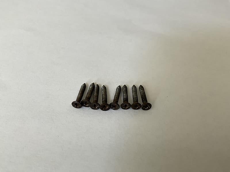 Gibson Vintage 1970's Patent Number M-8 Pickup Ring Screws SG L6-S 1972 1973 1974 1975 1970's image 1