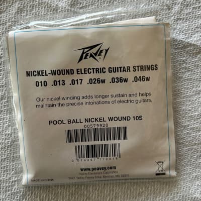 Peavey 10S Pool Ball Nickel Wound 10-46W Electric Guitar Strings - 10 Packs image 2