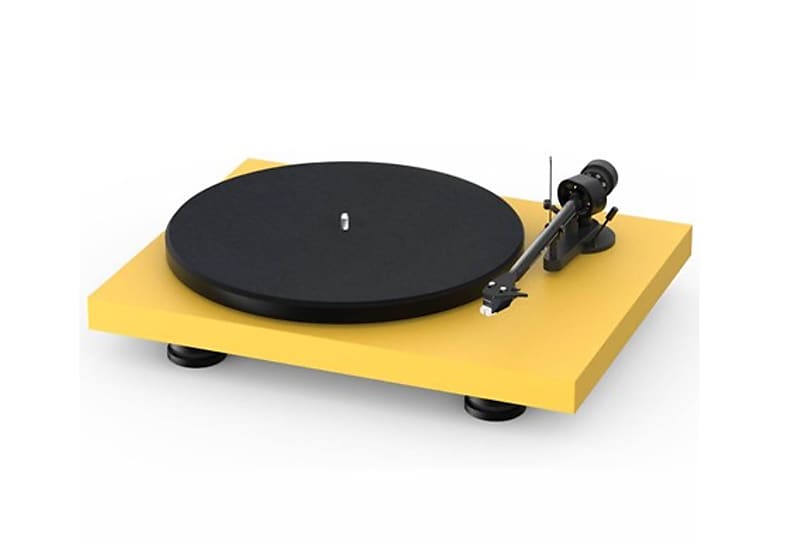 Pro-Ject Debut Carbon Evolution Turntable (Satin Golden Yellow) image 1