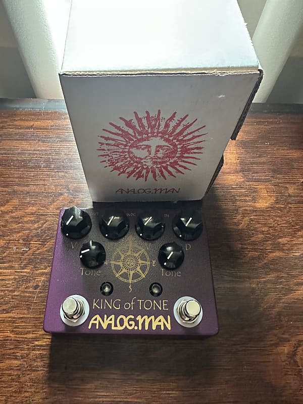 【美品】 Analog man king of tone 白　カスタムカラー Analog man king of tone white Custom Color used good