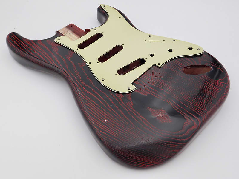 4lbs 5oz BloomDoom Nitro Lacquer Aged Relic Doghair Hardtail S-Style Custom Guitar Body image 1