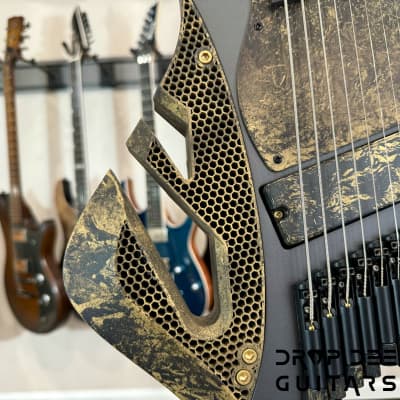 Ronciswall Kamaitachi 8 Multiscale Headless Electric Guitar w/ Case-Marble image 8