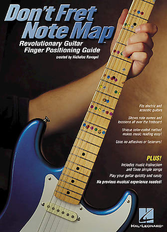 Don't Fret Note Map™ Revolutionary Guitar Finger Positioning Guide image 1