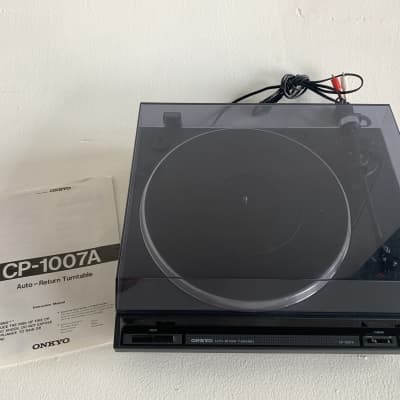 Onkyo CP-1007A 2-speed automatic return turntable with cueing lever and Shure DT35P stylus/cartridge imagen 3