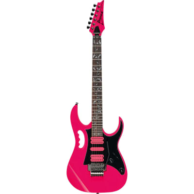Ibanez JEMJRSPPK Steve Vai Signature Jem Jr Guitar - Pink image 1