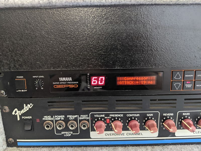 Yamaha GEP50 Guitar Effect Effects Processor Rack Rackmount Reverb