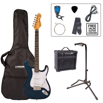 Encore E6 Electric Guitar Pack ~ Candy Apple Blue for sale