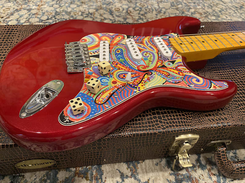 Fender Custom Shop Hand Painted Billy Corgan Pickguard on New York Pro Stratocaster image 1
