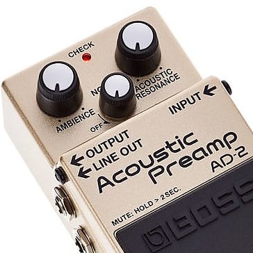 BOSS AD2 Preamp for electro-acoustic guitars image 1