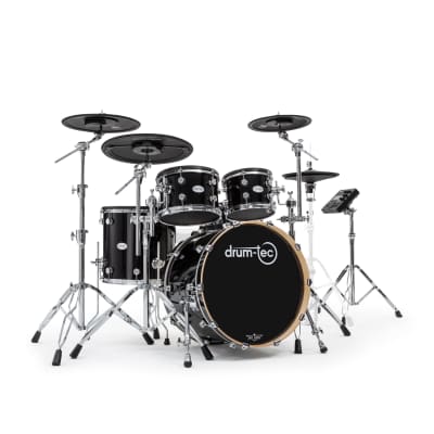 drum-tec pro 3 with Roland TD-27 - 2 up 1 down - Piano Black