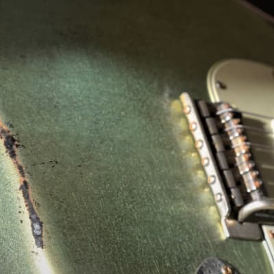 Fender Stratocaster Mid 2000s - Heavy Relic - Green Sparkle image 7