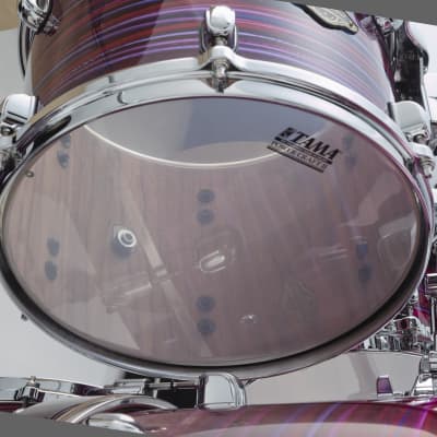 Tama WBST8A-LPO Starclassic Walnut/Birch Lacquer Rack Tom 8&quot; x 7&quot; - Lacquer Phantasm Oyster/Chrome HW image 7