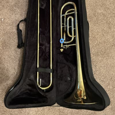 New Glory High Grade Bb/F Key Intermediate TENOR Trombone with Case for sale