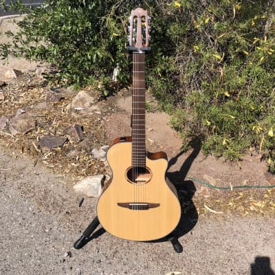 Immagine Yamaha NTX1 Classical Nylon Acoustic Electric Guitar with Case - 2