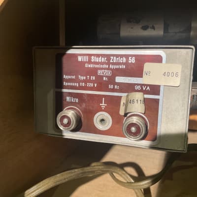 Revox T26 TUBE REEL TU REEL ULTRA VINTAGE image 2