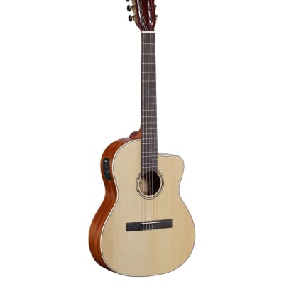 Alvarez - RC26HCE Regent Series - Classical Hybrid Acoustic-Electric Guitar - Natural - w/ Deluxe Gigbag image 3