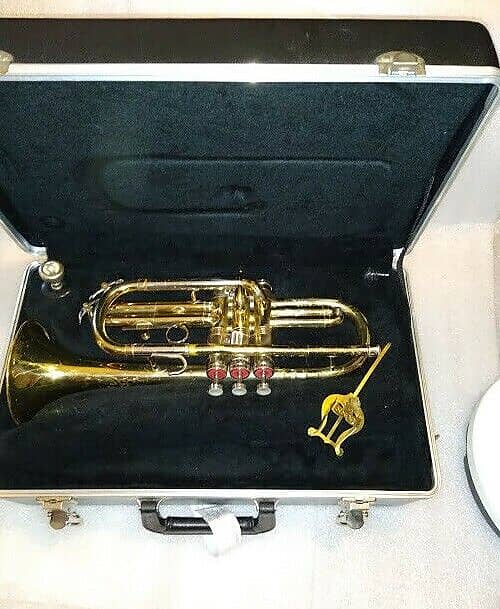 Conn Director Cornet Brass Instrument w/ Case & mouthpiece, USA, Good condition image 1