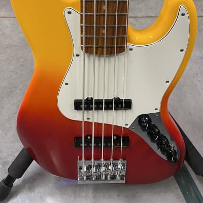 2021 Fender  Player Plus Jazz Bass V - Tequila Sunrise - Includes Fender Gig Bag! image 3