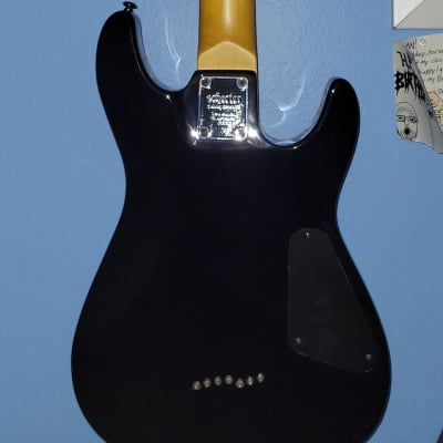Schecter Omen-7 Left-Handed 2012 - Present - Black image 8