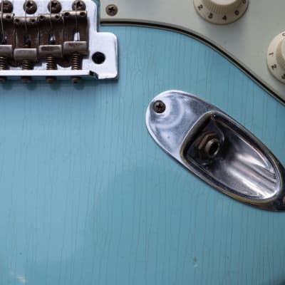 Fender Custom Shop Limited Edition 1961 Relic Stratocaster "Wildwood 10" 2015 Daphne Blue image 23