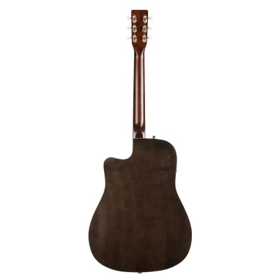 Art & Lutherie Americana Dreadnought CW Presys II Acoustic/Electric Guitar -  Faded Black image 3
