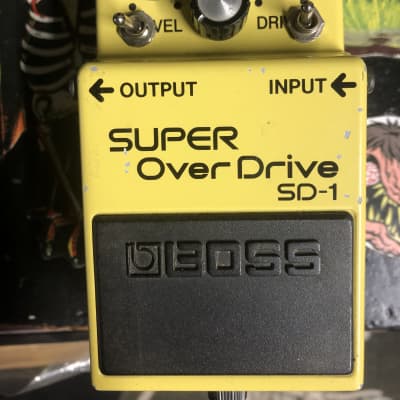 Keeley Boss SD-1 Super Overdrive w/ Keeley 5 star GE Mod