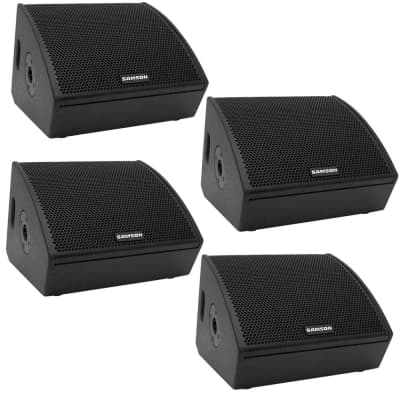 (4) Samson RSXM12A - 800W 2-Way Active Stage Monitor (12"). image 1