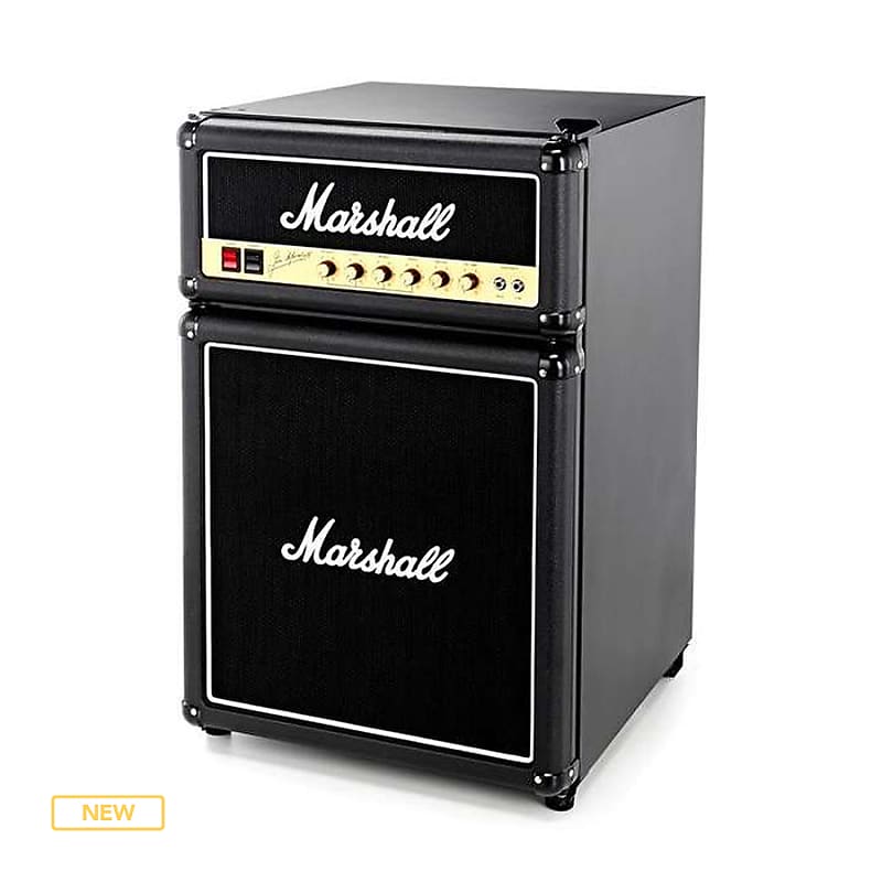 Marshall Fridge 4.4 High Capacity Compact Refrigerator with Reverb