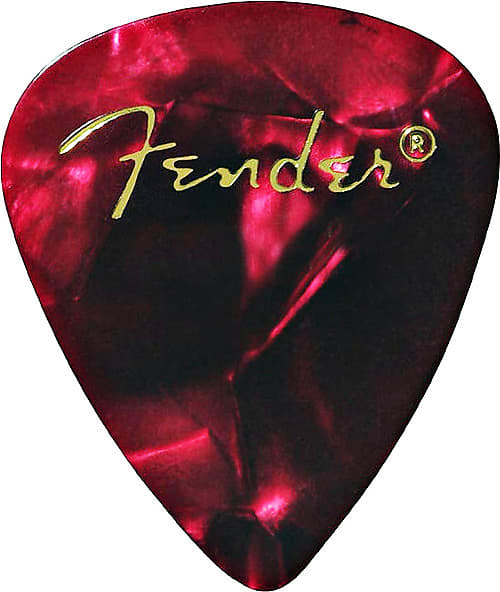 Fender 351 Premium Celluloid Guitar Picks - RED MOTO, MEDIUM 144-Pack (1 Gross) image 1