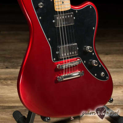 Fano JM6 Oltre Humbucker Maple Fretboard Guitar w/ Gigbag – Candy Apple Red image 3