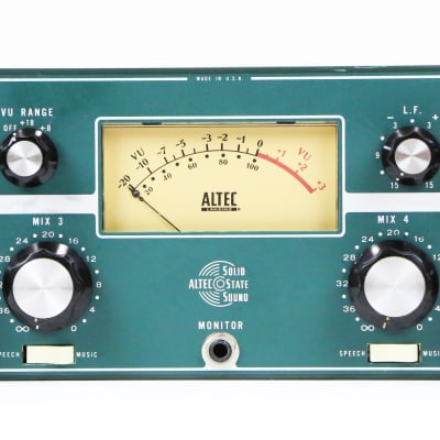 1968 Altec Lansing 1592A Mixer Amplifier Solid State Mixing Unit with 5 Matching PreAmplifier Transformers Super Clean Vintage Mic Pre PreAmp image 6