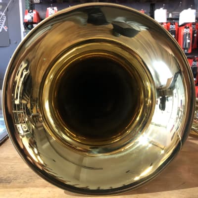 1982 King USA Legend Series 2280 Intermediate Model Gold Lacquered Bb Euphonium with Case & Mouthpiece image 13