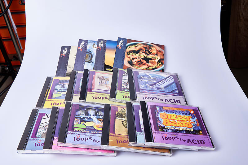 送料無料 いつまで Set of 15 Wav Sample CDs - Loops For Acid | Reverb その他