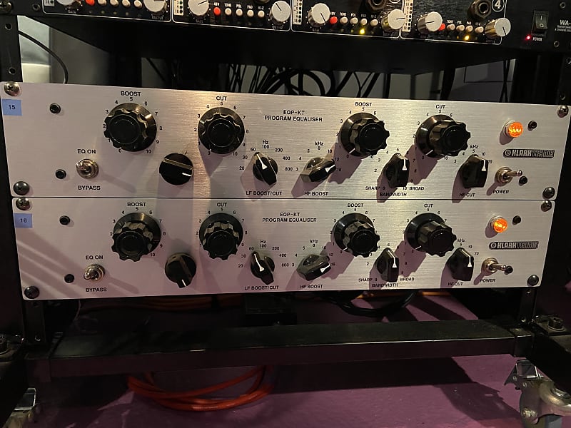 Klark Teknik EQPKT Pair with ZenPro Gain Mod PultecStyle Reverb