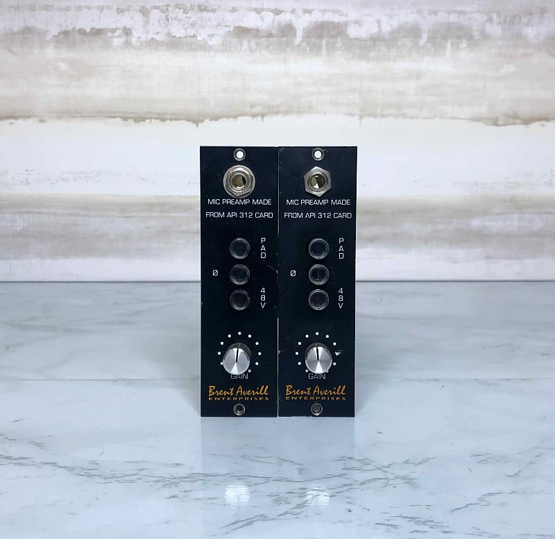 Vintage API 312 Mic Preamp Module (Pair) Reverb