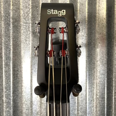 Stagg EDB 3/4 Electric Upright Fretless Double Bass Black & Gig Bag EDB-3/4 BK #2 image 15