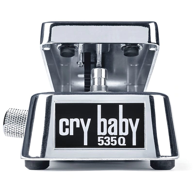Dunlop 535Q-C Cry Baby Multi-Wah Guitar Effects Pedal, Chrome image 1