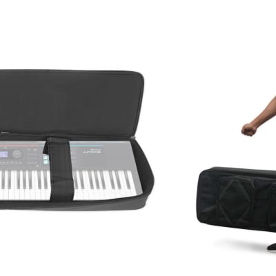 Rockville 76 Key Padded Slim Durable Keyboard Gig Bag Case For ROLAND JUNO-DS76